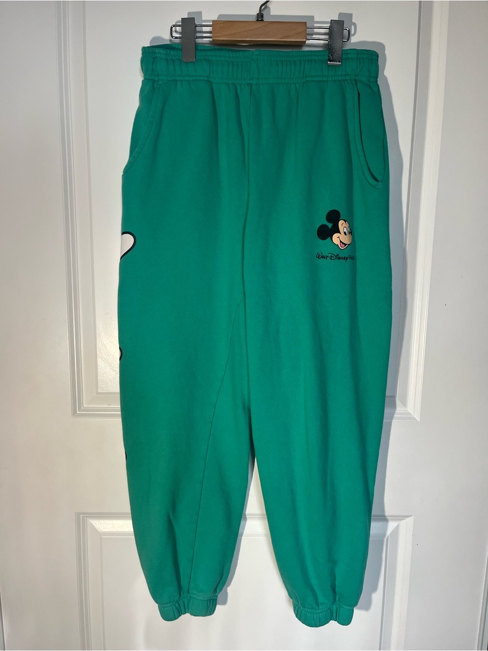 Disney Teal Mickey Mouse Sweatpants